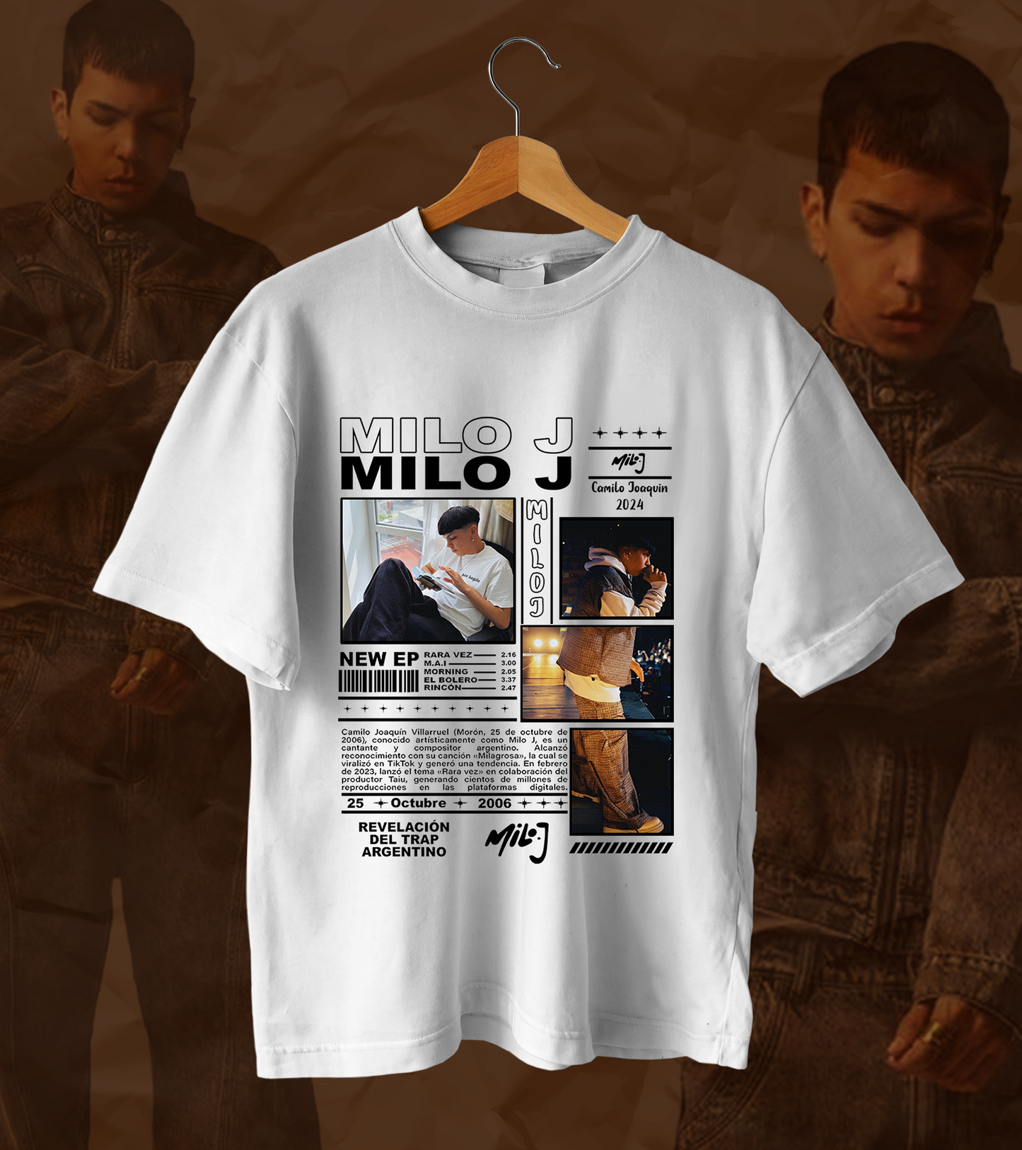 Polera Milo J -Poster