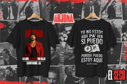 Polera Ricardo Arjona - El seco Santiago