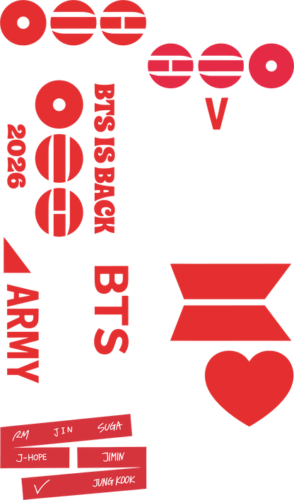 Dtf textil -BTS 1